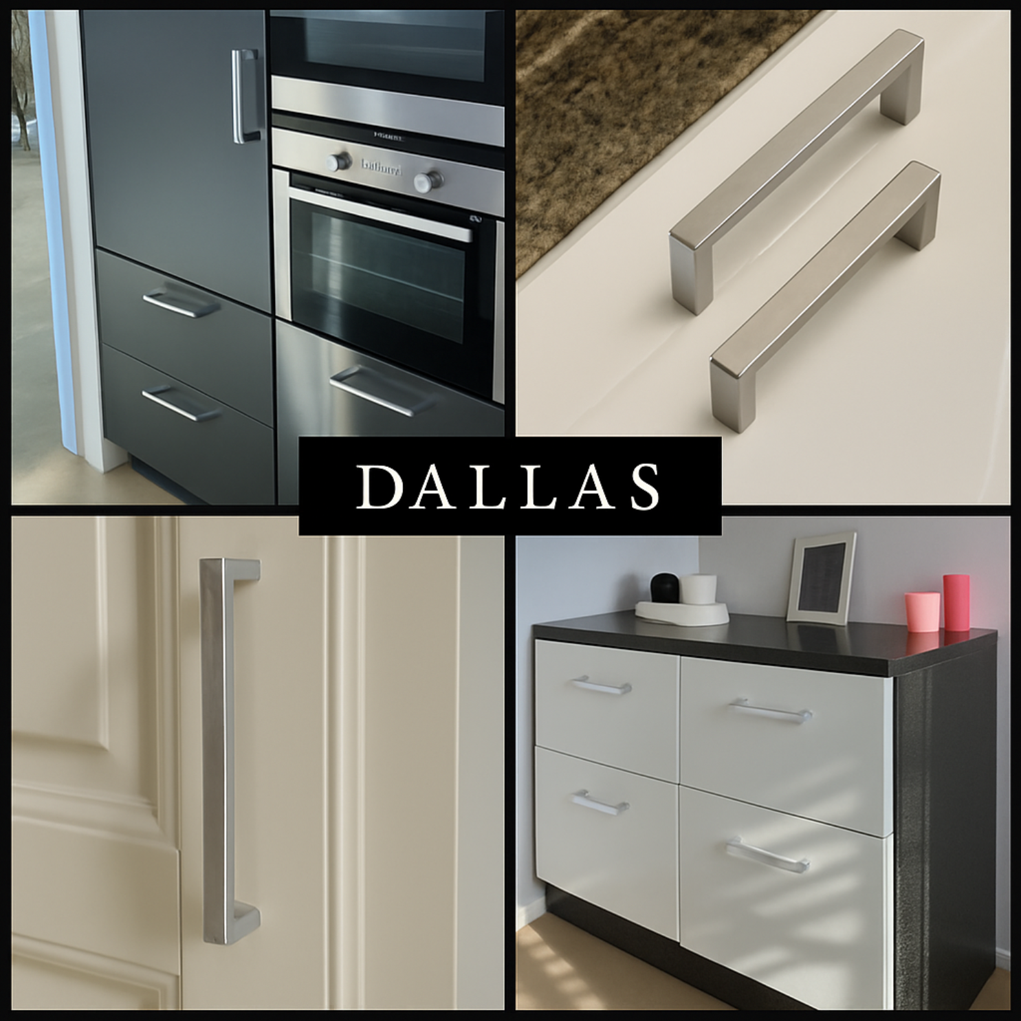 Handle Stainless steel 128 mm Modern