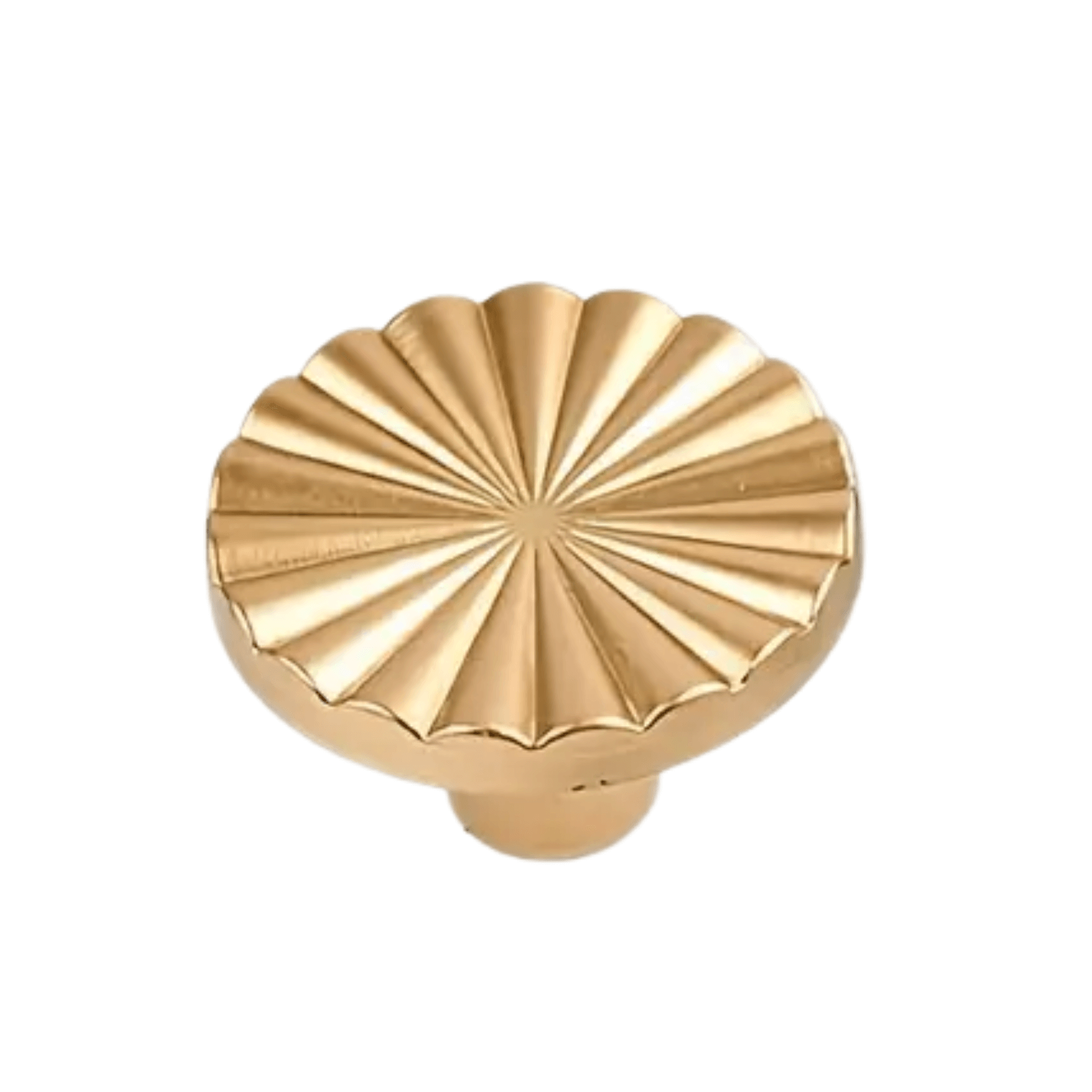 5X Deurknop 35mm Kunststof Goud – Fresno - BY MJM - GMJ97-5