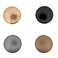 Deurknop Macon 27 mm Goud