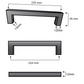 Handgreep Dallas 224 mm RVS