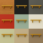 Handgreep Denver 160 mm Goud