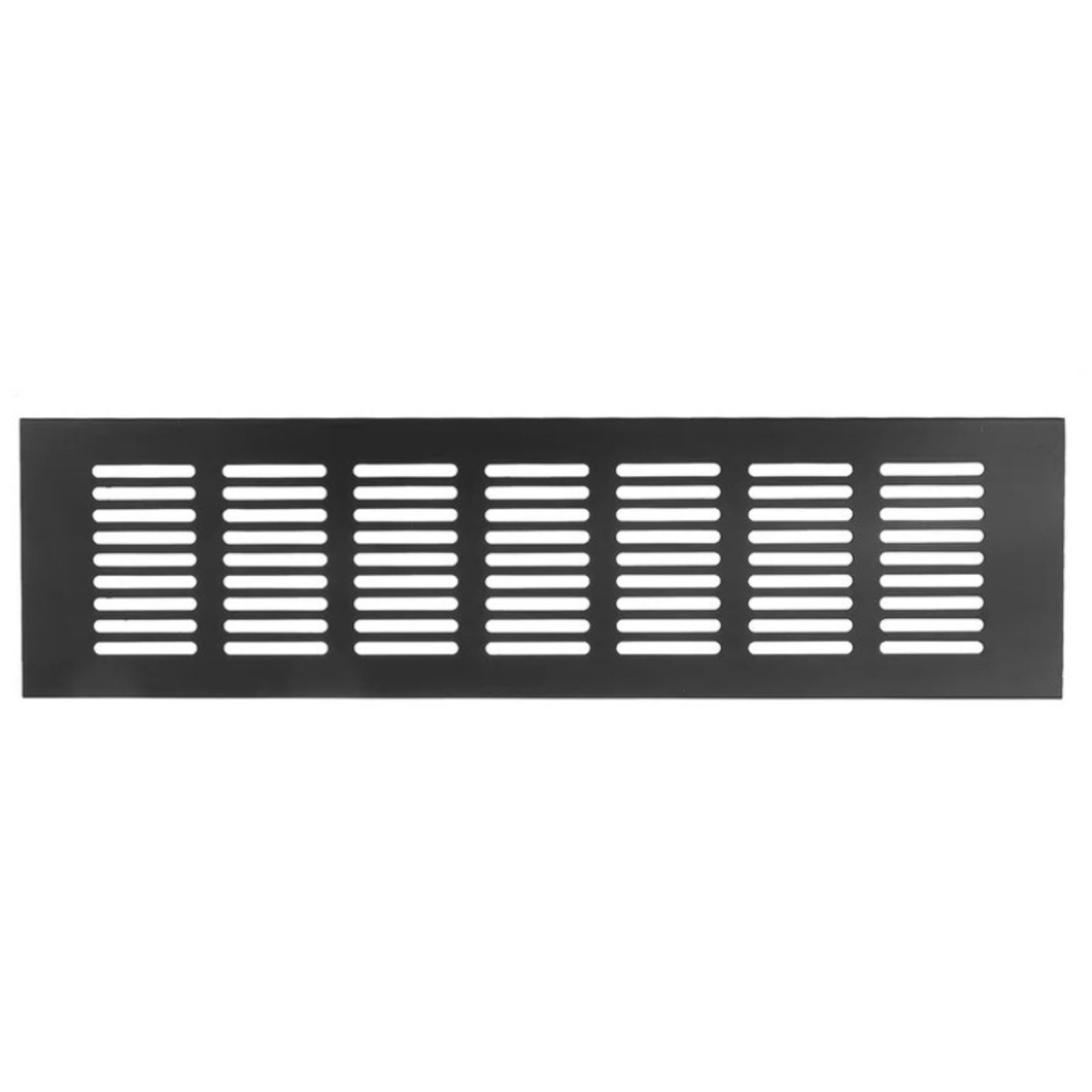 Ventilatierooster Zwart 500x80 Aluminium