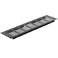 Ventilatierooster Zwart 400x80 Aluminium