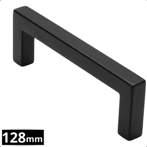 Handle 128 mm Stainless Steel Black Dallas