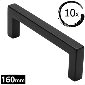 10X Handle Black 160 mm Black Dallas