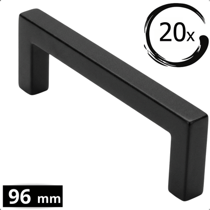 20X Dallas Handle 96 mm Stainless Steel Black