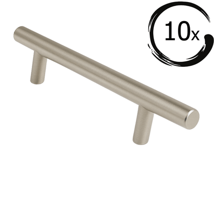 10X Handgreep Denver 128 mm RVS