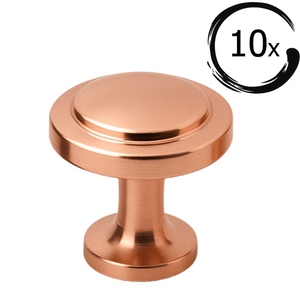 10X Deurknop Memphis 32 mm Rose