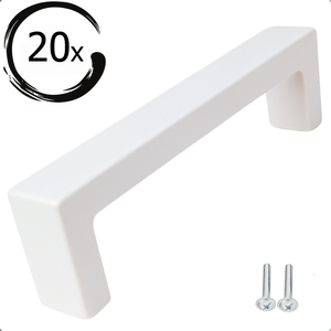 20X Handle Atlanta 96 mm Stainless Steel White