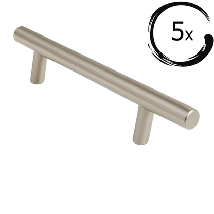 5X Handgreep Denver 96 mm RVS