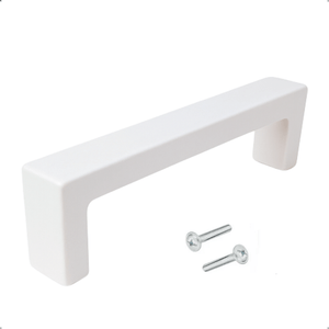 10X Handgreep Atlanta 128 mm RVS Wit