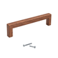 10X Handgreep 128mm RVS Walnoot Look – Cedar