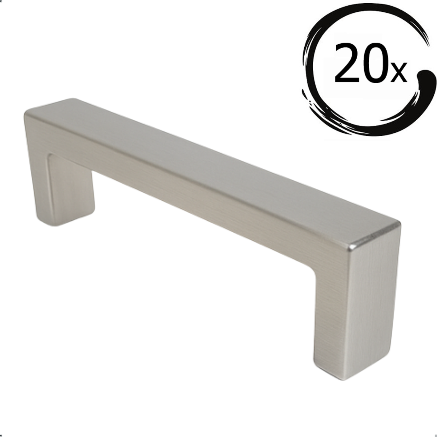 20X Handgreep Atlanta 96 mm RVS