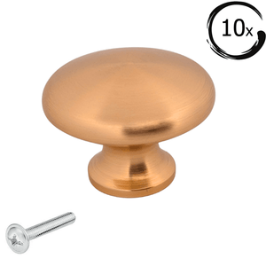10X Deurknop Macon 27 mm Goud