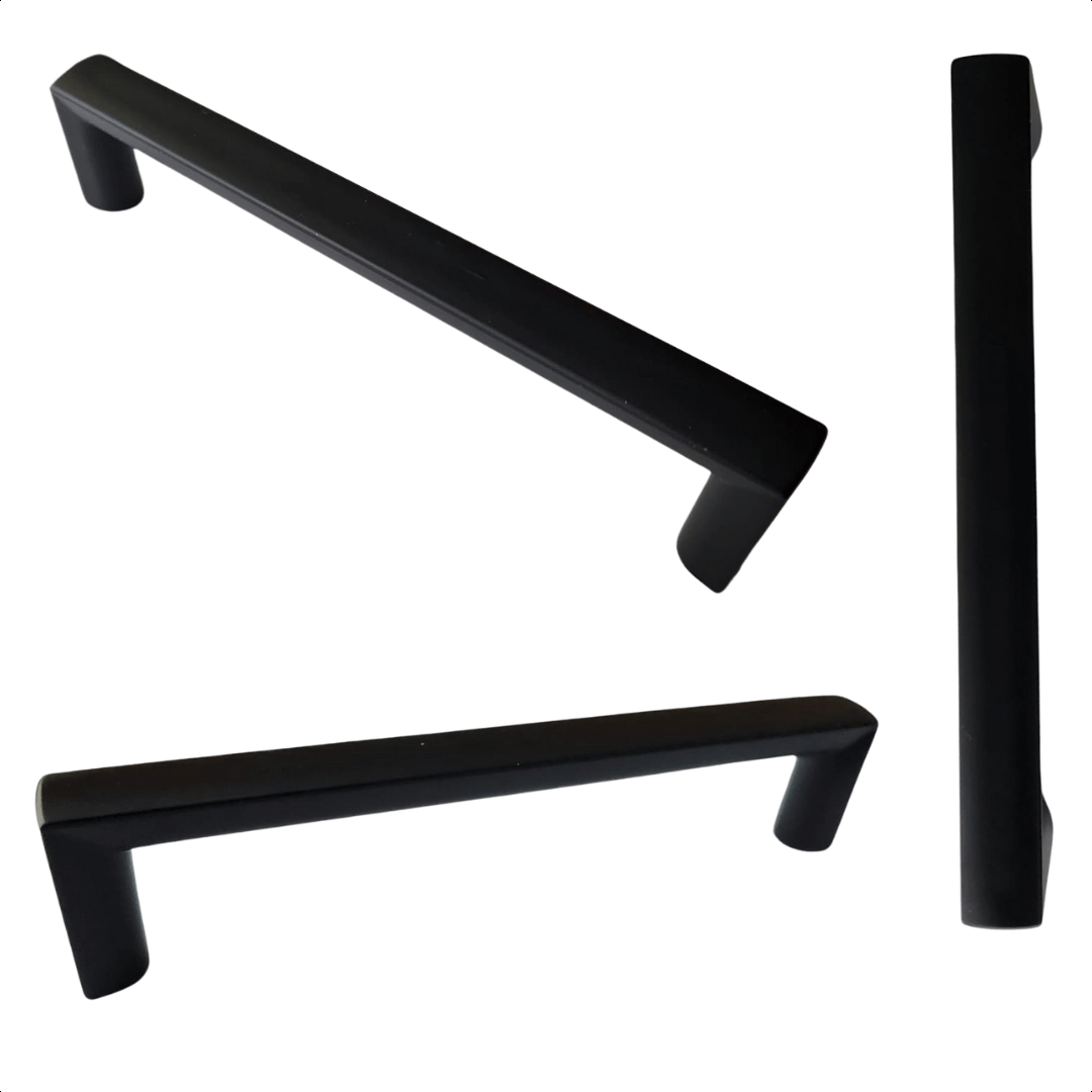 Aurora 128 mm kunststof Zwart Set 10 - BY MJM - KN128MM