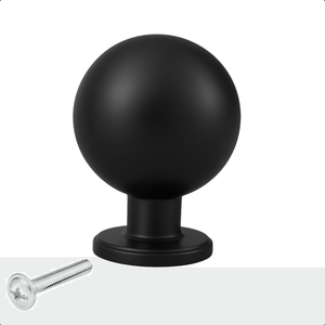 Deurknop 24mm Zwart – Madison - BY MJM - GMJ72