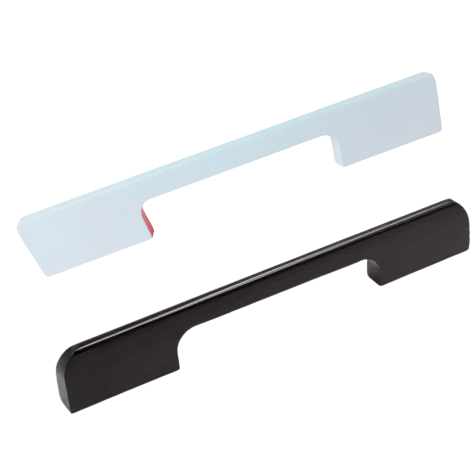 Handgreep 128mm aluminium wit met strakke, moderne uitstraling. Ideale keukengreep/kastgreep (handvatten), incl. schroeven. Levering uit eigen voorraad; voor 15:00 besteld, morgen in huis. - BY MJM - GMJ58-10