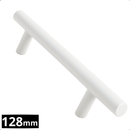 Handgreep 128mm RVS Wit – Denver - BY MJM - GMJ56