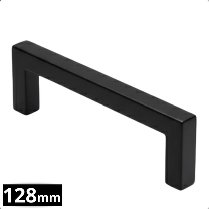 Handgreep 128mm RVS Zwart – Dallas - BY MJM - GMJ04