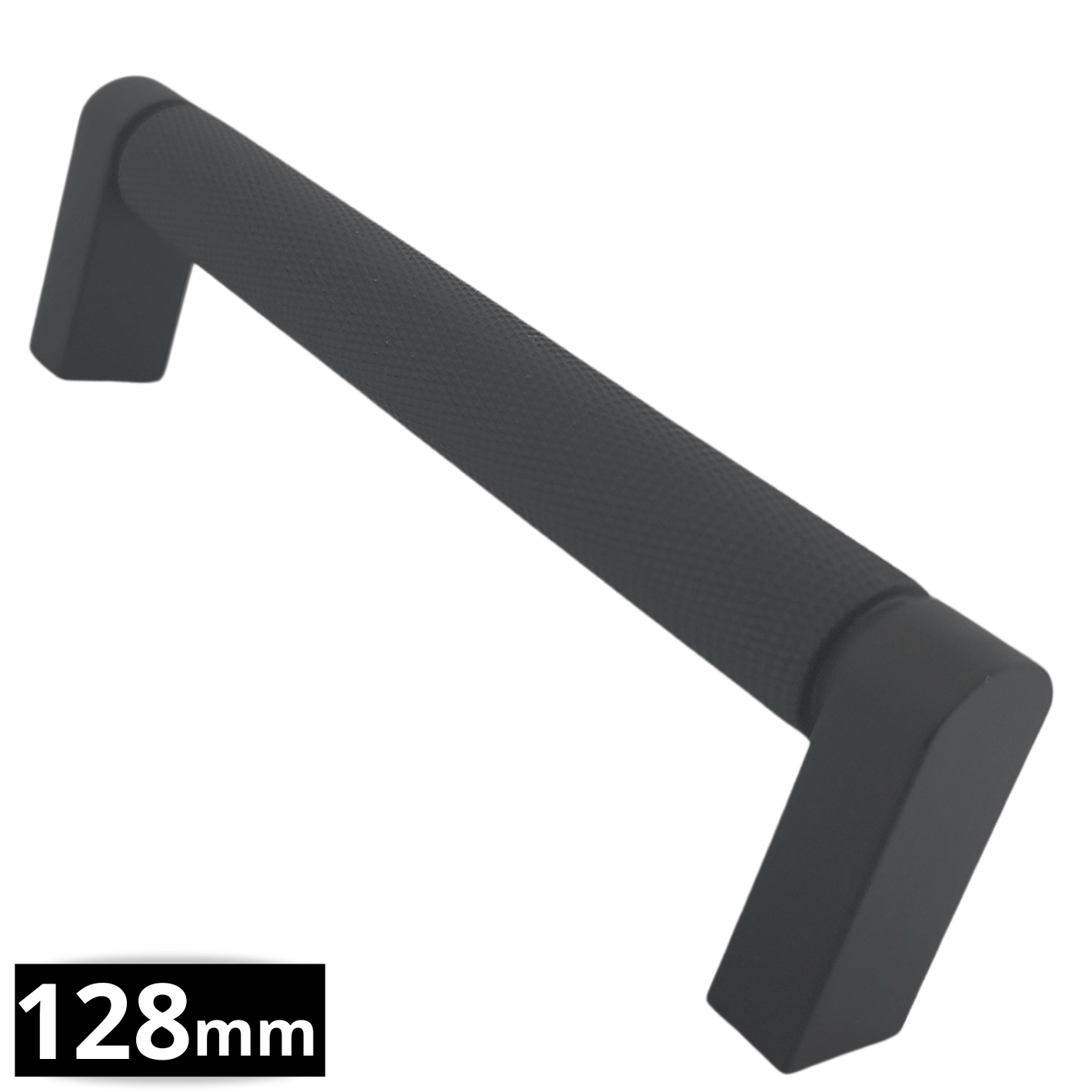 Handgreep 128mm RVS Zwart – Miami - BY MJM - GMJ36