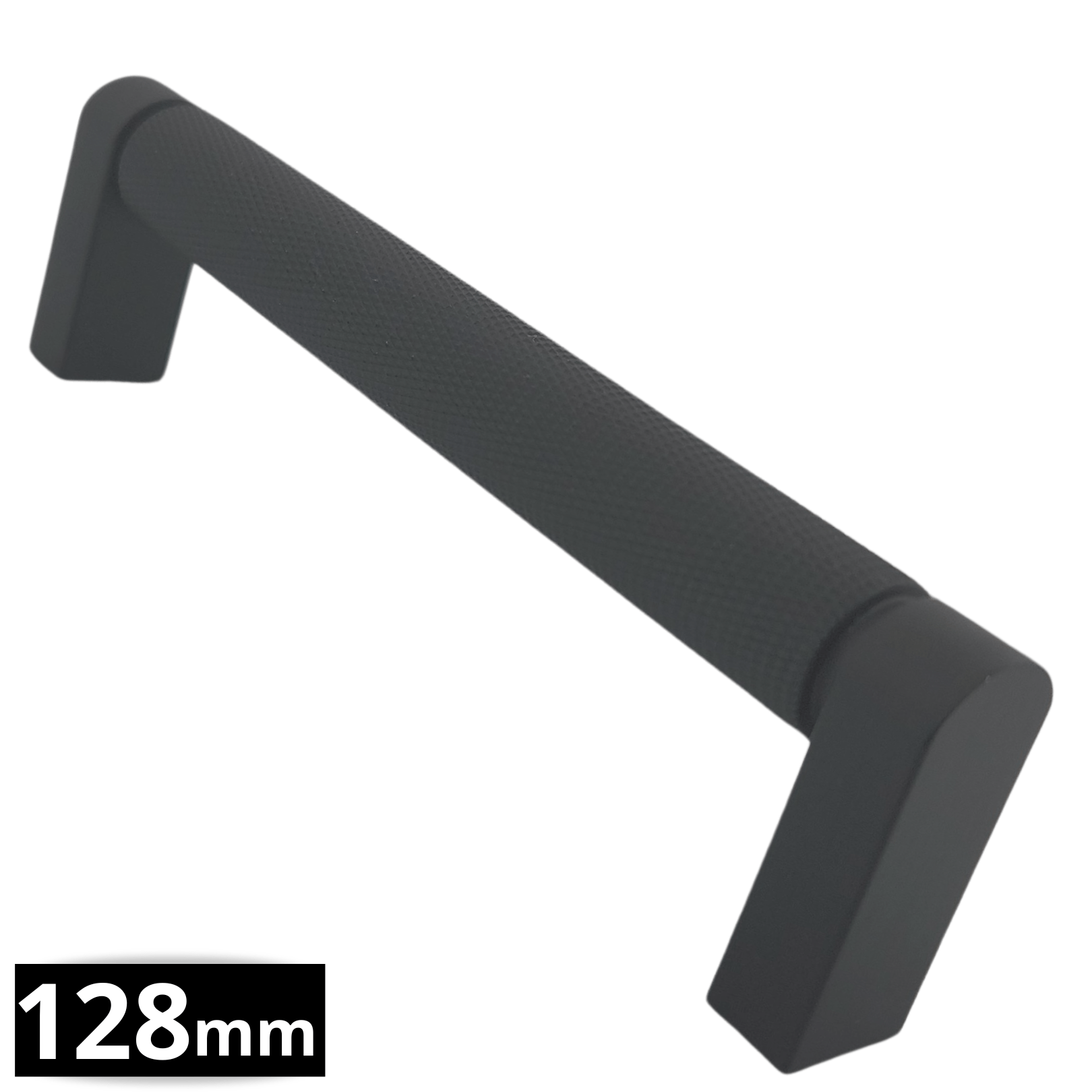 Handgreep 128mm RVS Zwart – Miami - BY MJM - GMJ36