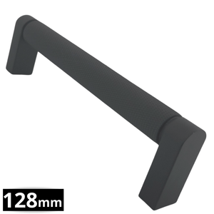 Handgreep 128mm RVS Zwart – Miami - BY MJM - GMJ36