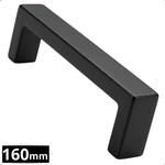 Handgreep 160mm RVS Zwart – Atlanta - BY MJM - GMJ14