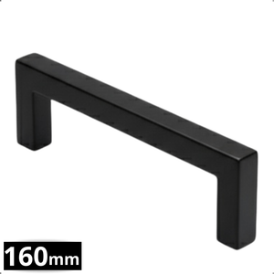 Handgreep 160mm Zwart – Dallas - BY MJM - GMJ28