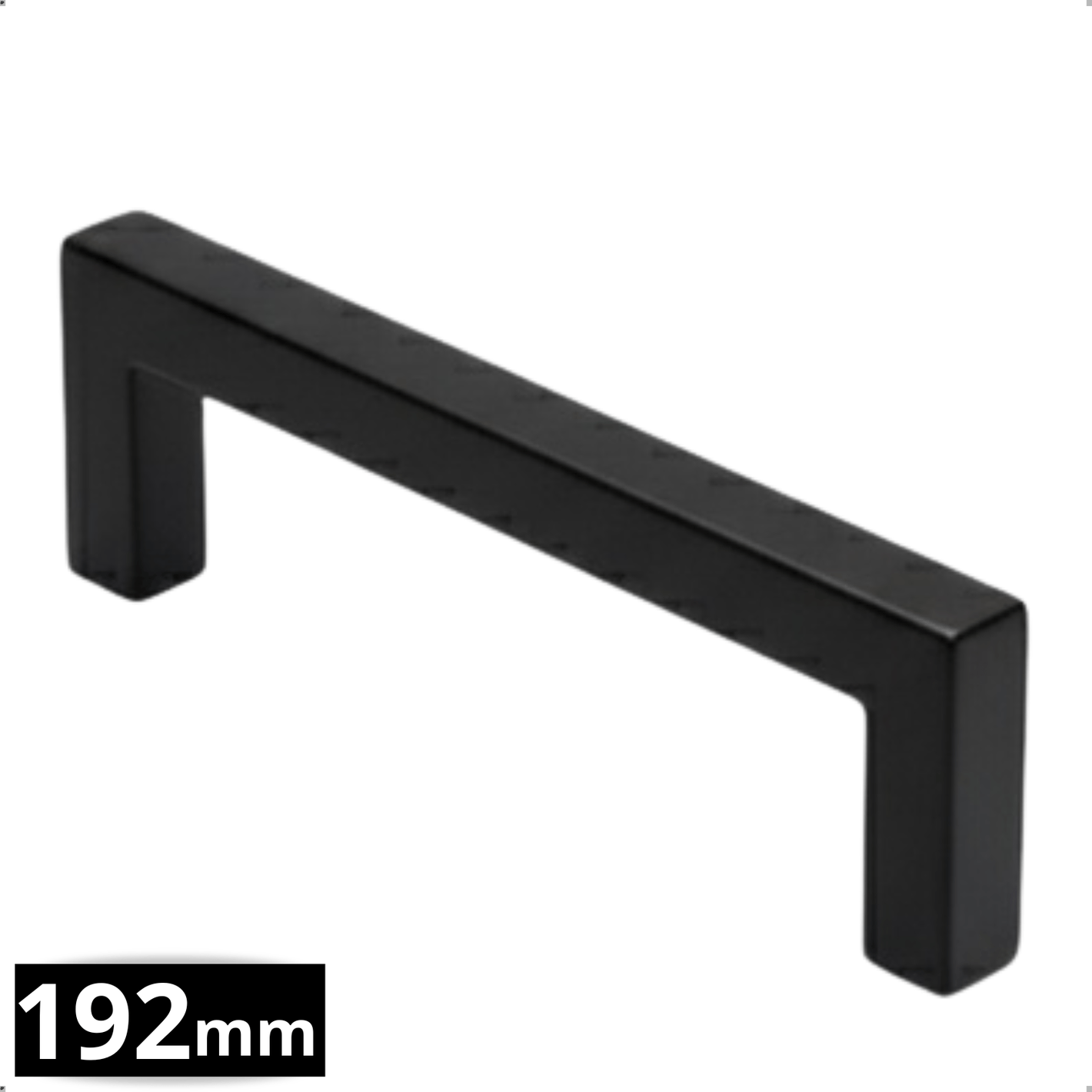 Handgreep 192mm RVS Zwart – Dallas - BY MJM - GMJ29