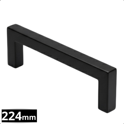 Handgreep 224mm RVS Zwart – Dallas - BY MJM - GMJ86