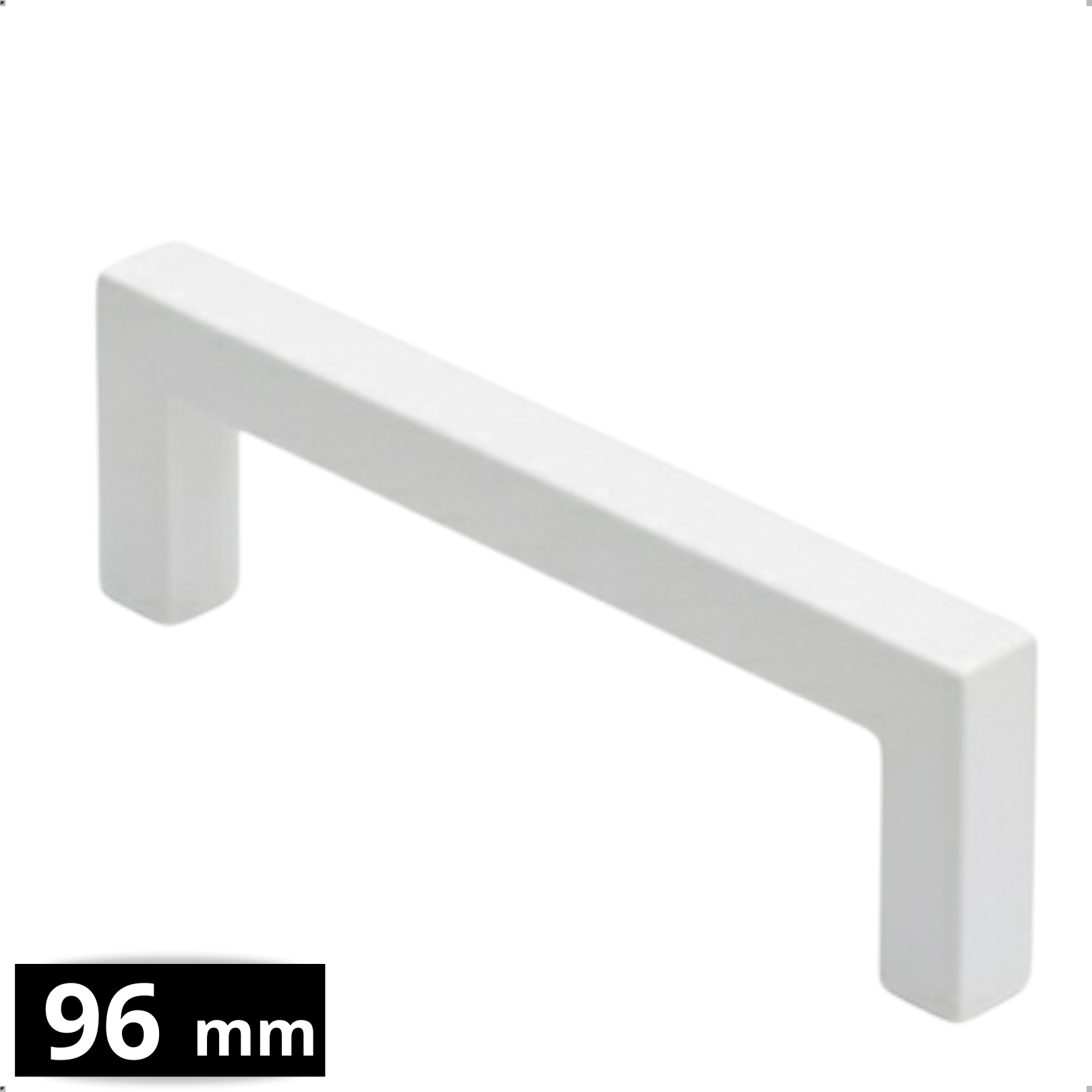 Handgreep 96mm RVS Wit – Dallas - BY MJM - GMJ59