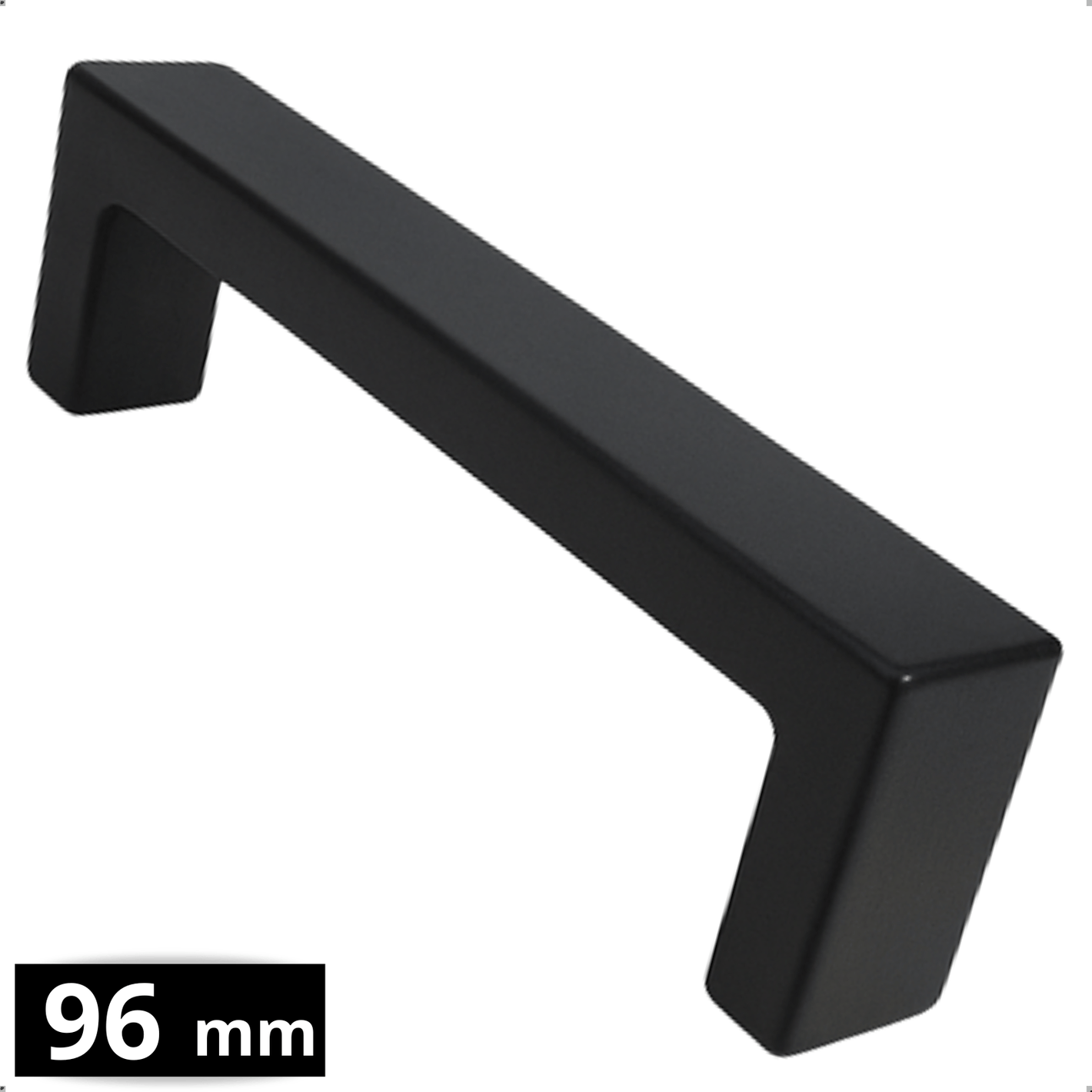 Handgreep 96mm RVS Zwart – Atlanta - BY MJM - GMJ55