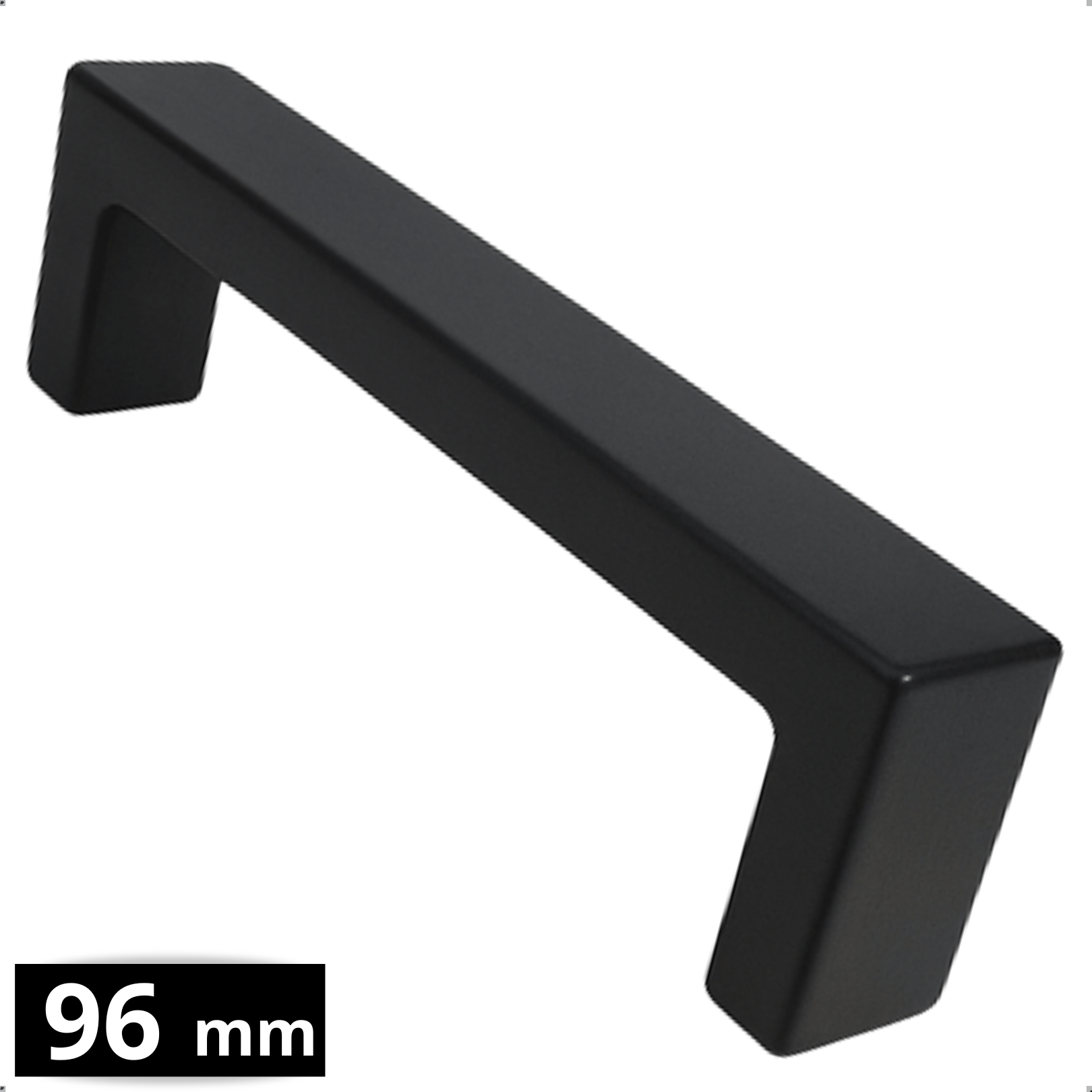 Handgreep 96mm RVS Zwart – Atlanta - BY MJM - GMJ55