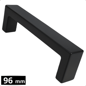 Handgreep 96mm RVS Zwart – Atlanta - BY MJM - GMJ55