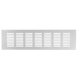 Ventilatierooster Zilver 500x60 Aluminium - BY MJM - MM01