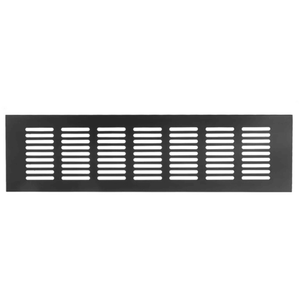 Ventilatierooster Zwart 500x80 Aluminium - BY MJM - MM06