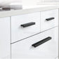 Handle 128 MM matt black Robust