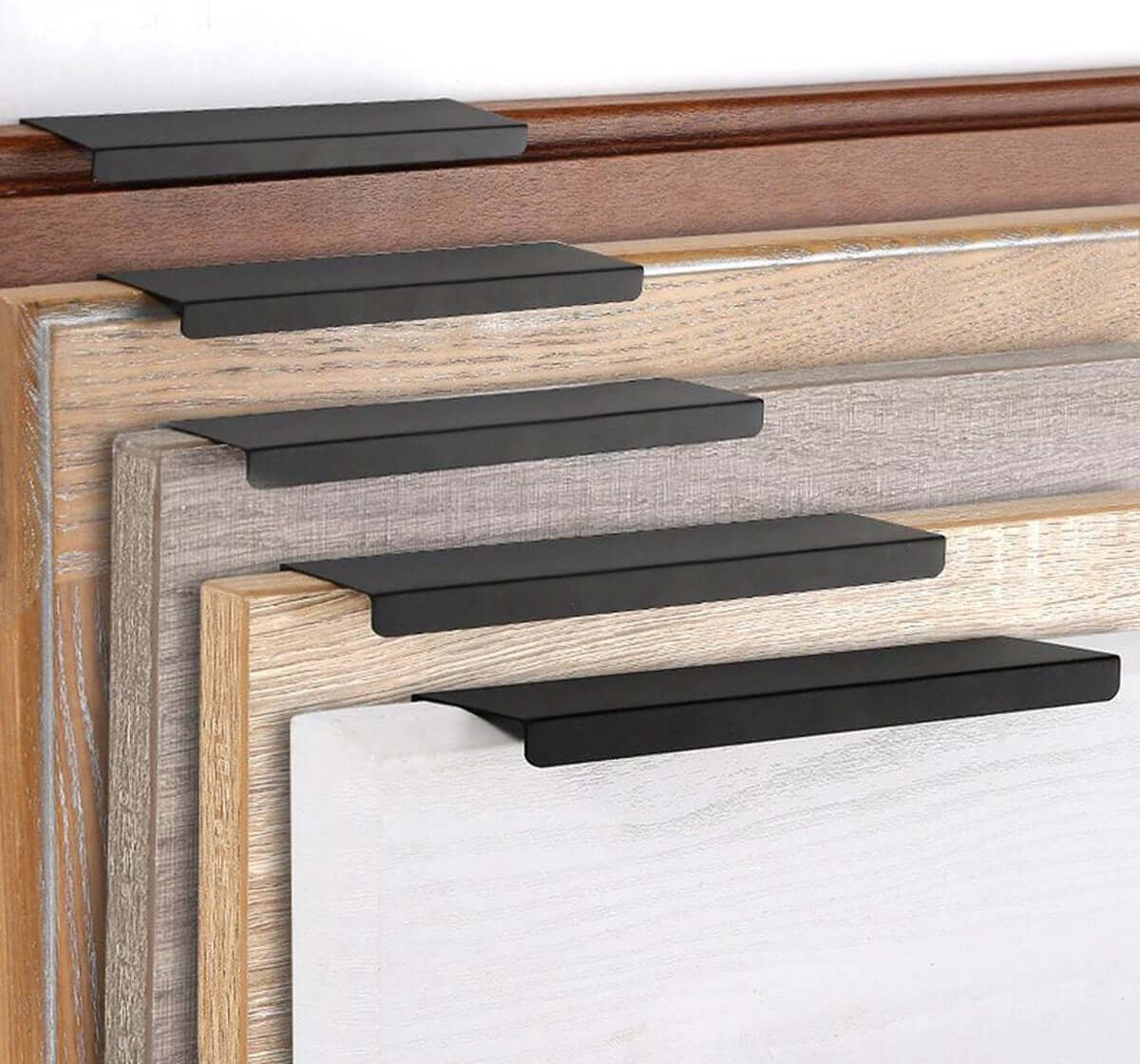 Handgreep 160mm Aluminium Zwart – Fargo - BY MJM - GMJ33